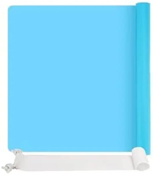 Xespis Malunterlage für Kinder, 60x40cm Bastelunterlage (Seeblau)