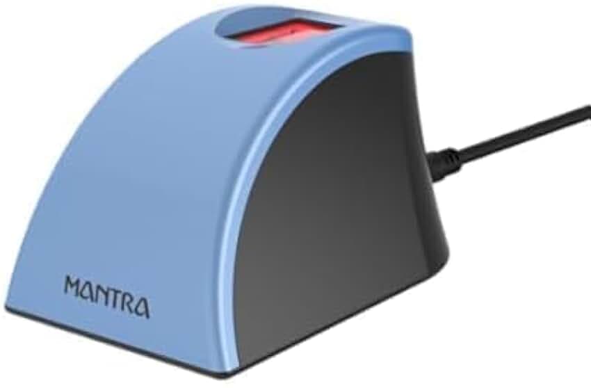 Mantra MFS 110 L1 Biometric Single Fingerprint Scanner | Aadhaar Authentication Device | Latest Updated RD Service | High Securety and Fast scanning | Reliable and Durable