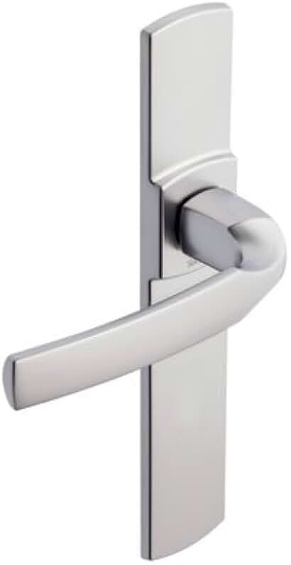 Vachette assa abloy - Set mit 2 Türgriffen, großes Schild, Farbe: Chrom-Velours, Funktion. Schlüssel I -