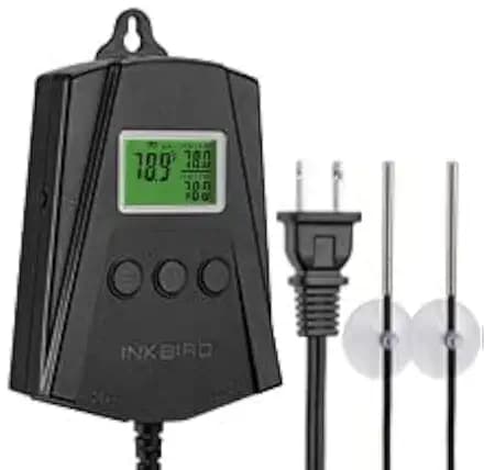 Inkbird WiFi Heat Mat Reptile Thermostat Controller Temperature Controller with 2 Probes and 2 Outlets, IPT-2CH Reptiles Heat Mat Thermostat (Max 250W per Outlet)