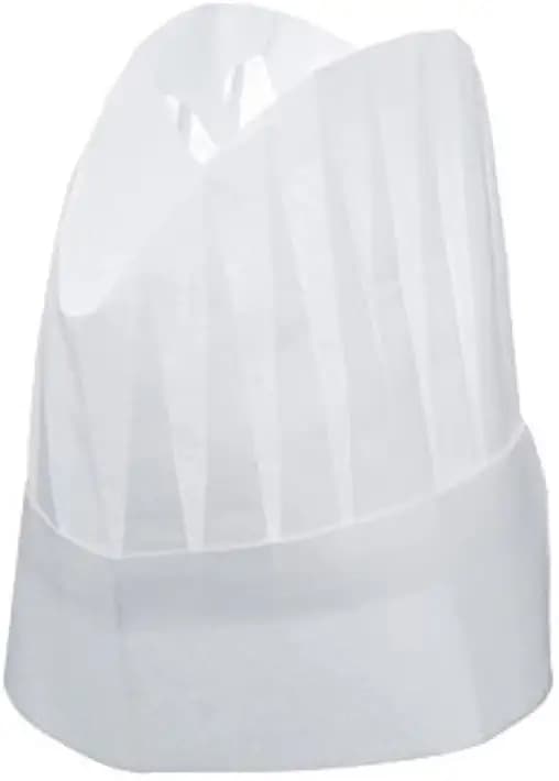 50 Kochmützen aus Papier, 23 cm, Einheitsgröße, mit Lasche zum Einstellen von Chef 's Hat