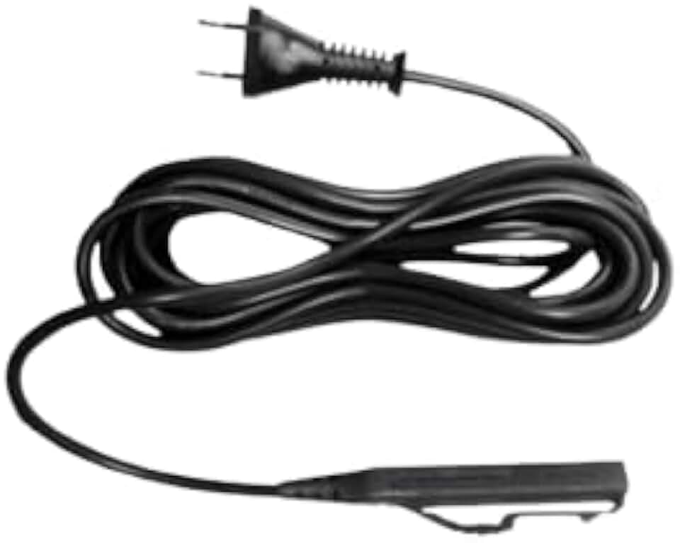 graues Kabel 10 m 2 x 0,75 italienischer Stecker 150 kompatibel
