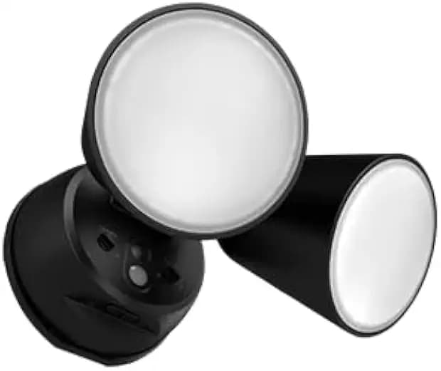 L2X Luminator – Outdoor LED Security Light with Photocell | Tunable White 3000K–5000K | 2,094 Lumens | IP65 Waterproof | 120V | 20W | Wall or Ceiling Mount (Black)