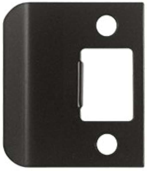 Deltana SPE200U10B 2" x 2-1/4" Extended Lip Strike Plate, Pack Of 5