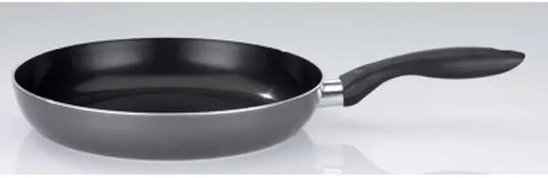 Bratpfanne, 28 x 5 cm, 2,5 l, Aluminium, grau/schwarz