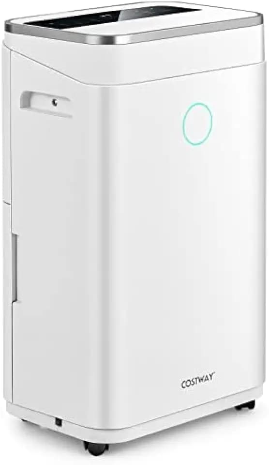 FANTASK Mobile Entfeuchter 25/Tag, Luftentfeuchter 3 Modi, Dehumidifier mit 6,5L Wassertank, Weiß