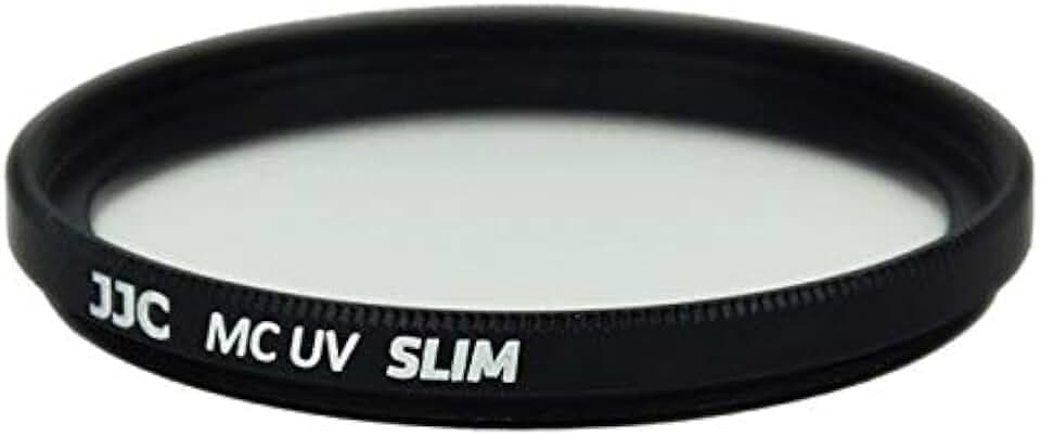 JJC f-mcuv46 (A +) Ultra Slim MC UV-Filter –-0,7 mm AGC Glas, 3 mm Aluminium Rahmen, 99,5% Lichtdurchlässigkeit, 6 Schichten der Beschichtung auf jeder Oberfläche
