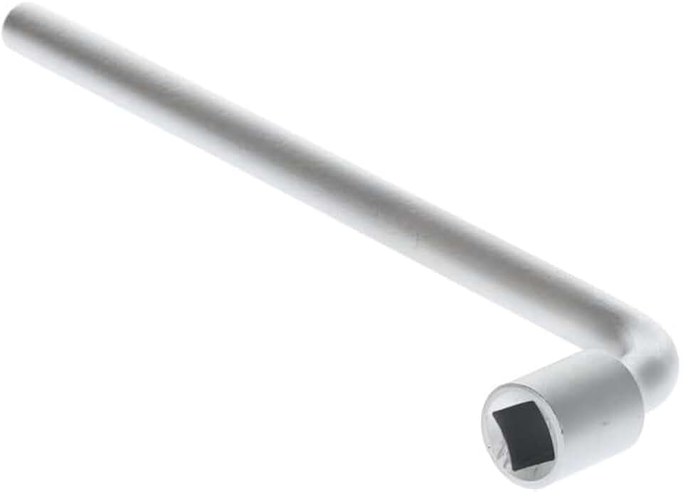 GEDORE Steckschlüssel abgerundet, 13 mm, 4-kant, 230 mm lang, Werkzeug für Muttern Schrauben KFZ, 25 V 13, Stahl verchromt