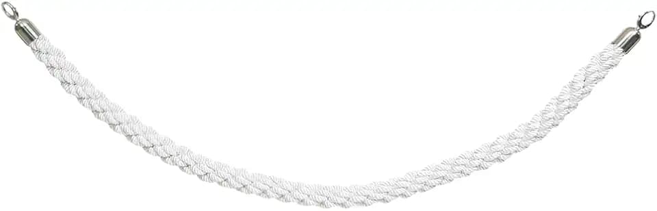 SECURIT - Samt Kordel für Absperrsystem Classic - L. 152 cm - Verchromt