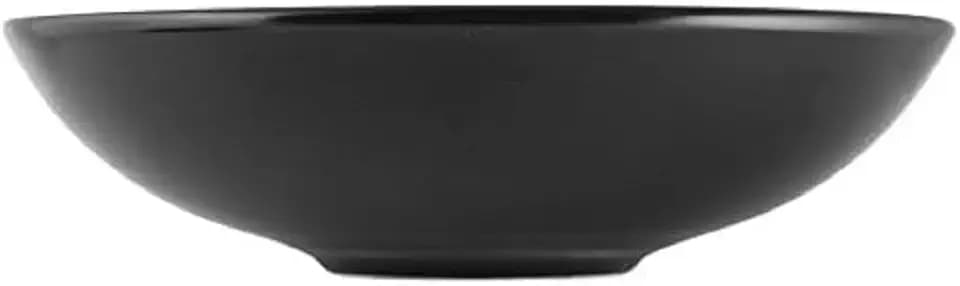 H&H Denver 6 Stück Suppenteller, Stone Ware, schwarz, 6 Einheiten