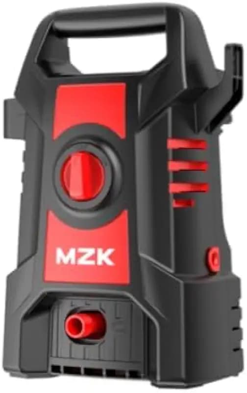 MZK ET2603 Pressure Washer, 2100PSI, Built-in Carry Handle, Detachable Foam Cannon, Pro-Style Steel Wand, for Cars/Fences/Driveways/Home/Patios