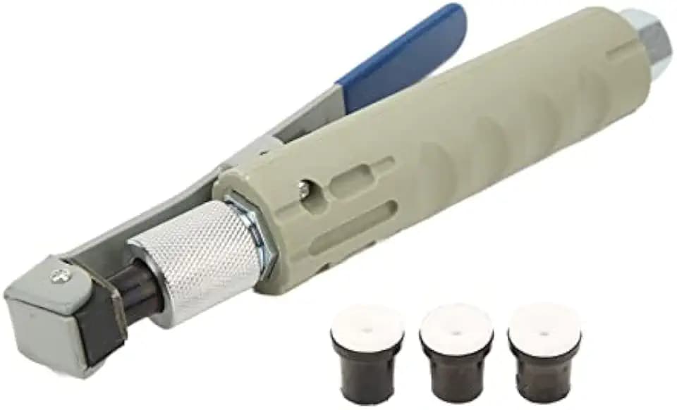 Sandstrahlpistole mit 3 Keramikdüsen, Hand-Sandstrahlpistolen-Set, Tragbarer Sanddüsenkopf, zum Entfernen von Rost und Schmutz