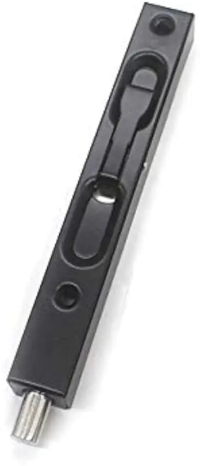 TOGU Stainless Steel Lever Action Flush Bolt in 6" 8" 10" 12" 18" 24",Concealed Security Flush Bolt Latch Slide Bolt Lock for Composite Doors,French Doors,Wood Doors,Double Doors,Matte Black-12"