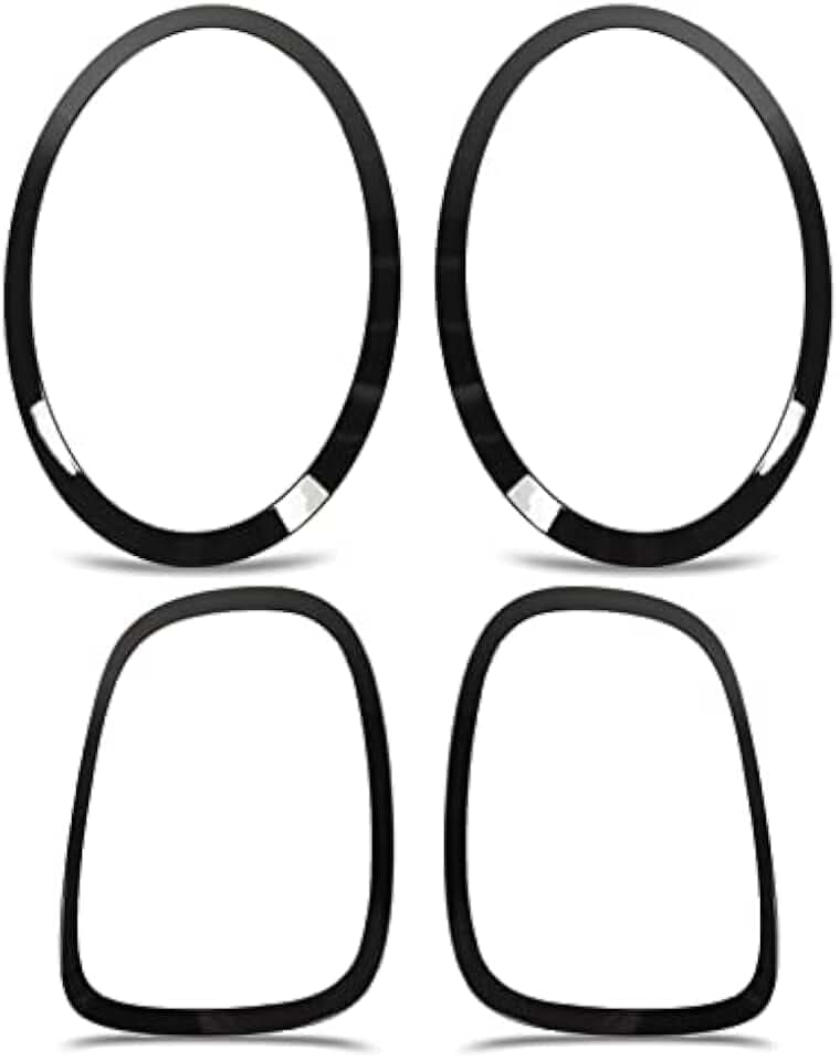 Weiteres Zubehör, Surround-Abdeckungsleisten für F55 F56 One S JCW 2014 + Glänzendes Schwarzes Scheinwerfer-Rücklicht für F55 F56 One S JCW 2014+