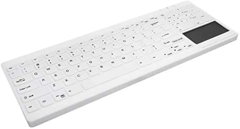 Tastatur, waschbar und desinfizierbar, mit Touch-Technologie, ideal für hygienische Umgebungen, robust und funktional