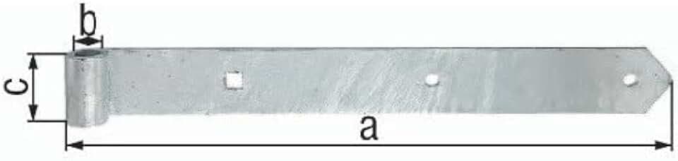 Alberts 845131 Ladenband | in verschiedenen Ausführungen | feuerverzinkt | Rolle Ø13 mm | Größe 400 x 40 mm | 10er Set