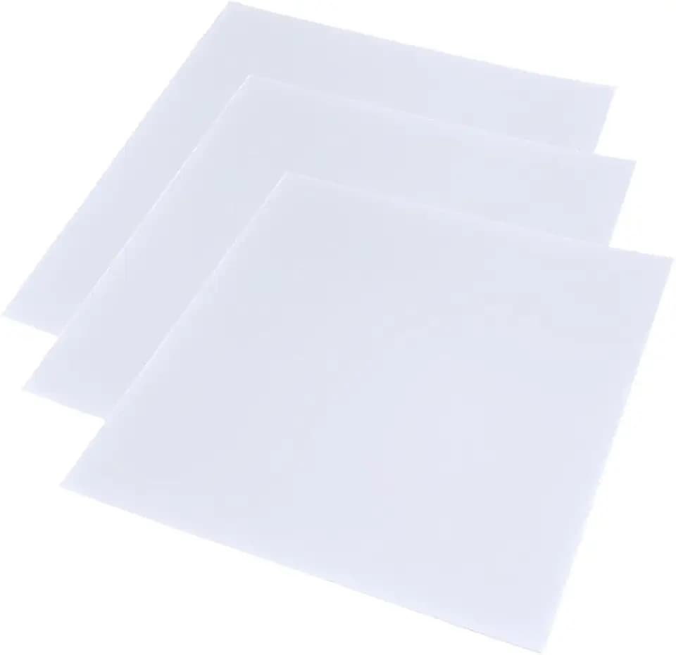LED Light Diffuser Board Diffusion Cover Sheet Anti-Glare for Soften Ceiling Light LED Downlight, Spotlight, Led Panel, Track Light (11.8x11.8x0.039in)