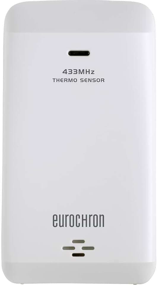 Eurochron Thermo Sensor EPTES-D1 Funk-Thermologger, Weiß