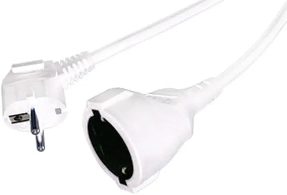 Verlängerungskabel, 4 m, 3 x 1,5 mm, 16 A, H05VV-F – ideal für sichere und praktische elektrische Verbindungen im Innen- und Außenbereich.