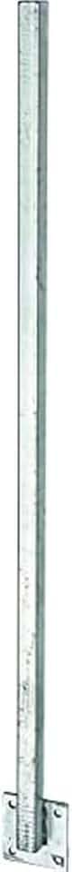 Alberts 700225 Universalpfosten | direkt gegen Platte geschweißt | zum Anschrauben | Länge 1150 mm | Pfosten 30 x 30 mm