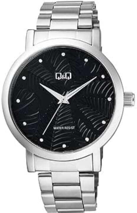 Q&Q Herrenuhr Q q892J222 und Silberschwarz