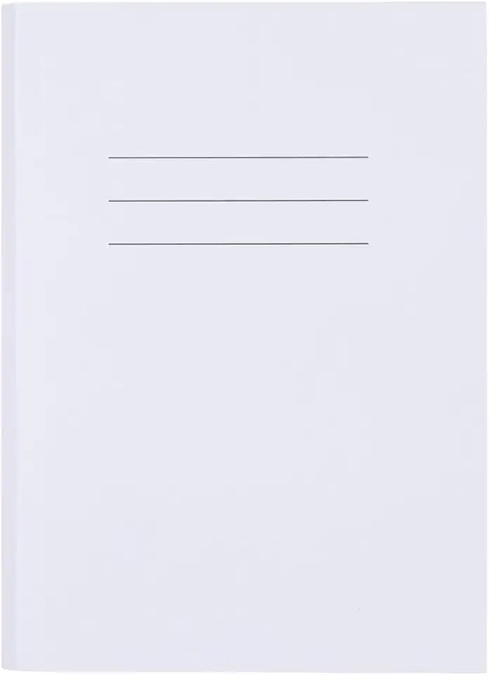 Heftmappe OFFICE PRODUCTS Premium, Sammelmappe A4 Karton, Dokumentenmappe Mit Falz, Druck, A4, 350 g/m², Weiß, 50Stk.