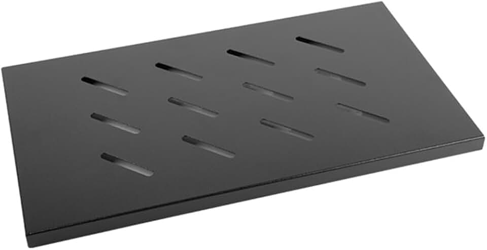 Lanberg 19" Festes Regal 1u/ 465x315mm max. Tragfähigkeit bis 120kg schwarz