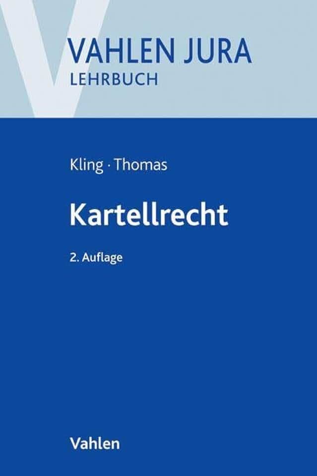Kartellrecht (Vahlen Jura/Lehrbuch)