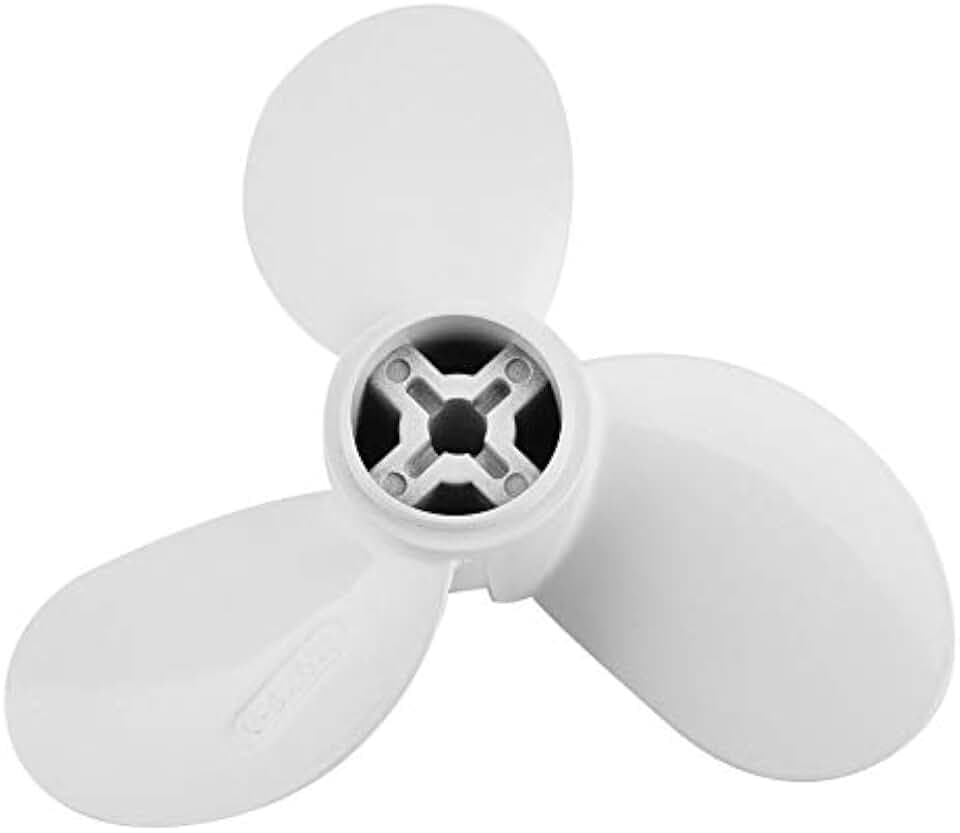 Boat Motor Propeller 7 1/4 x 5-A 3 Blades Aluminum Propeller Outboard Motor Marine Propeller for Hangkai 3.5HP Engines