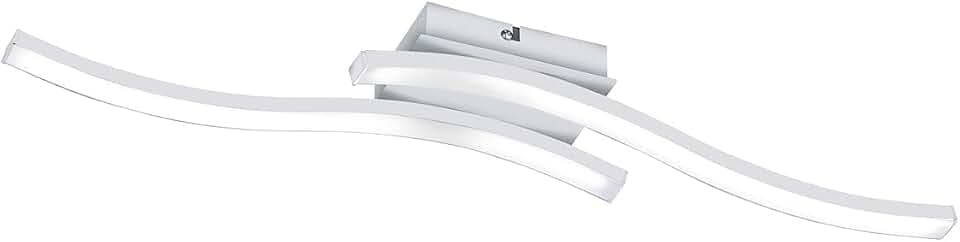 Reality Leuchten LED Deckenleuchte Route R62472131, Metall Weiß matt, inkl. 2x 5 Watt LED