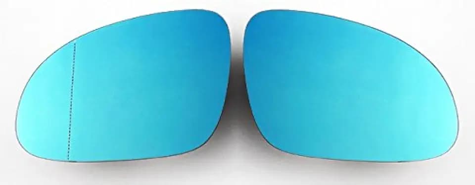 Euro Wing Tinted Blue Heated Anti Blind Spot Mirror Glass for VW MK5 Passat B5.5 B6
