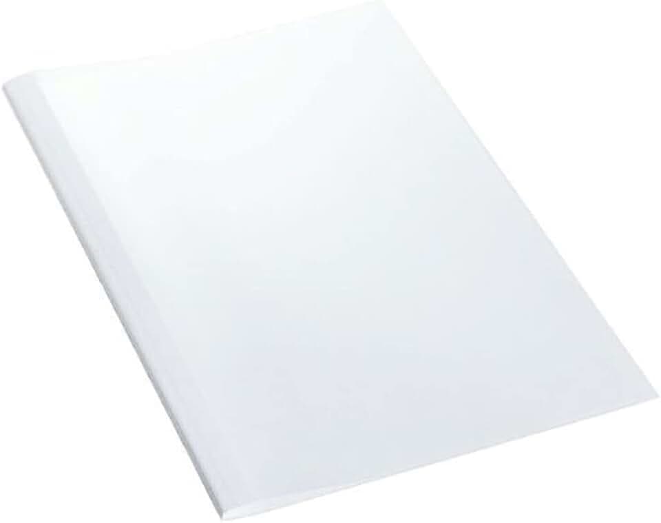 Leitz 177160 Thermobindemappe Standard, A4, Rückenbreite 4 mm, 100 Stück, weiß