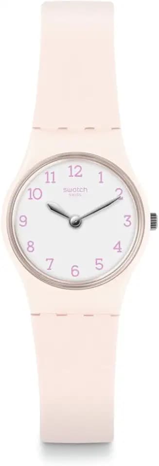 Swatch Lady Women's Watch Casual Polymer Pink Quartz Waterproof Pinkbelle