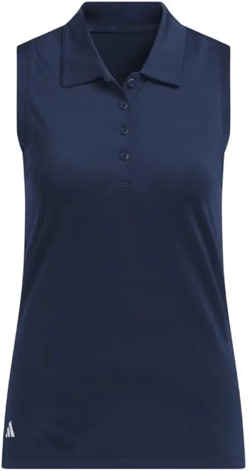adidas Golf Women's Ultimate365 Solid Sleeveless Polo ShirtGolf Shirt