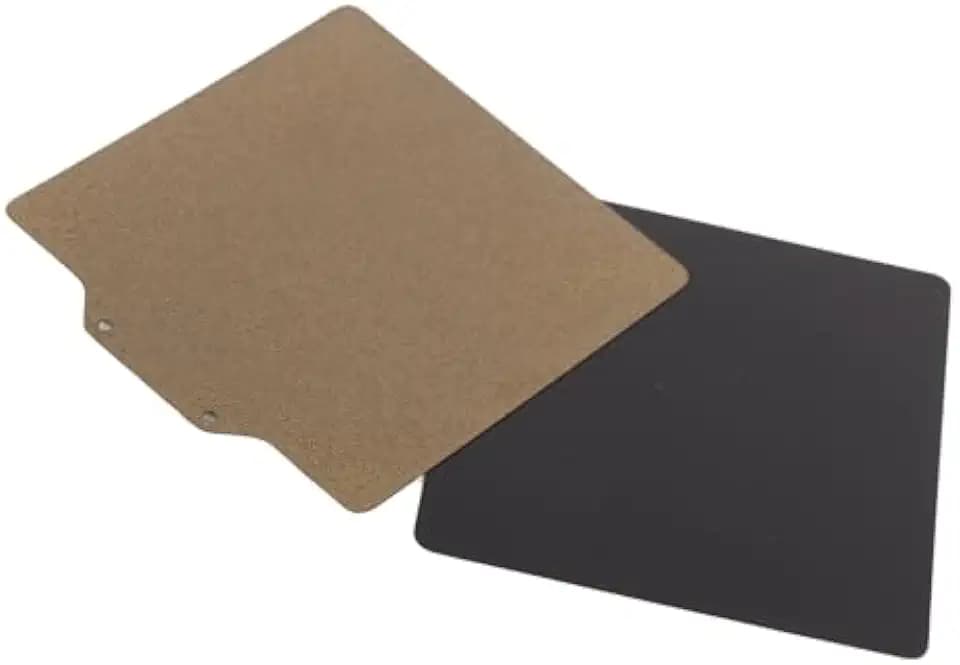 3D-Druck-Magnetplatte Doppelseitig Strukturierter PEI-Pulverlackierter Federstahl Bauplatte 120 X 120 Mm Flexibles PEI Blatt für 3D-Druckerzubehör