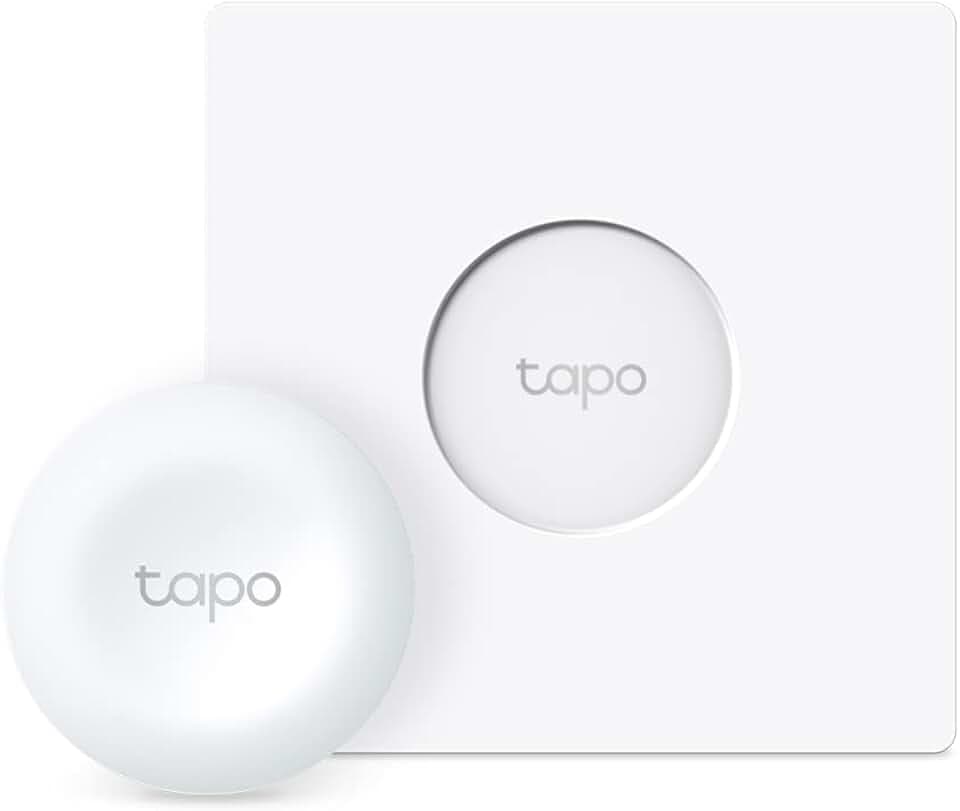 Tapo S200D Smart Remote Dimmer Switch, Smart Button, Benutzerdefinierte Aktionen, Felixible Montage Und Steuerung, Lange Batterielebensdauer, Tapo hub Erforderlich