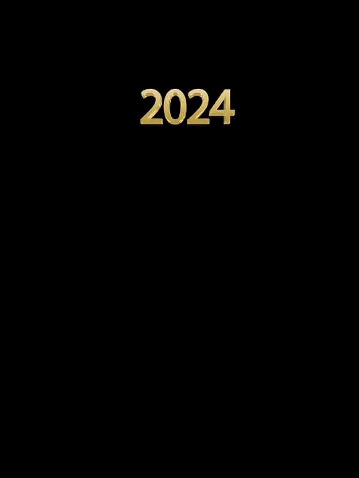 2024: Kalender 2024 Buchkalender 1 Tag 1 Seite I Kalenderbuch 2024 12 Monate Von Januar Bis Dezember I Jahresplaner | Din A4