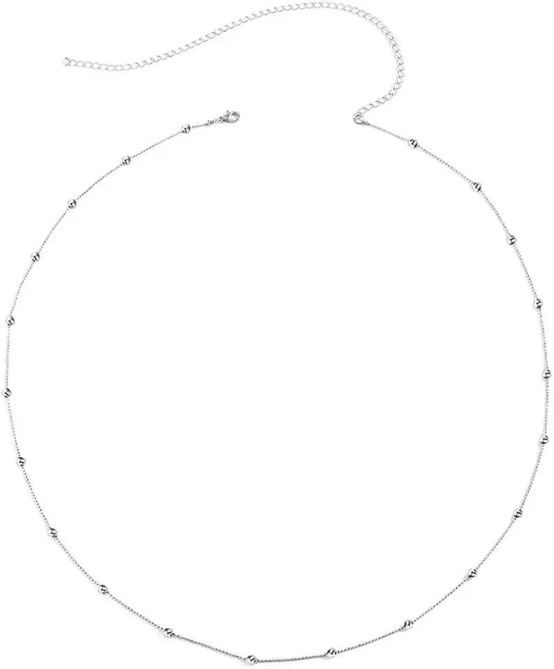 Summer Sexy Body Stainless Steel Beach Bikini Belly Belt Chain Adjustable Waist Chain for Women