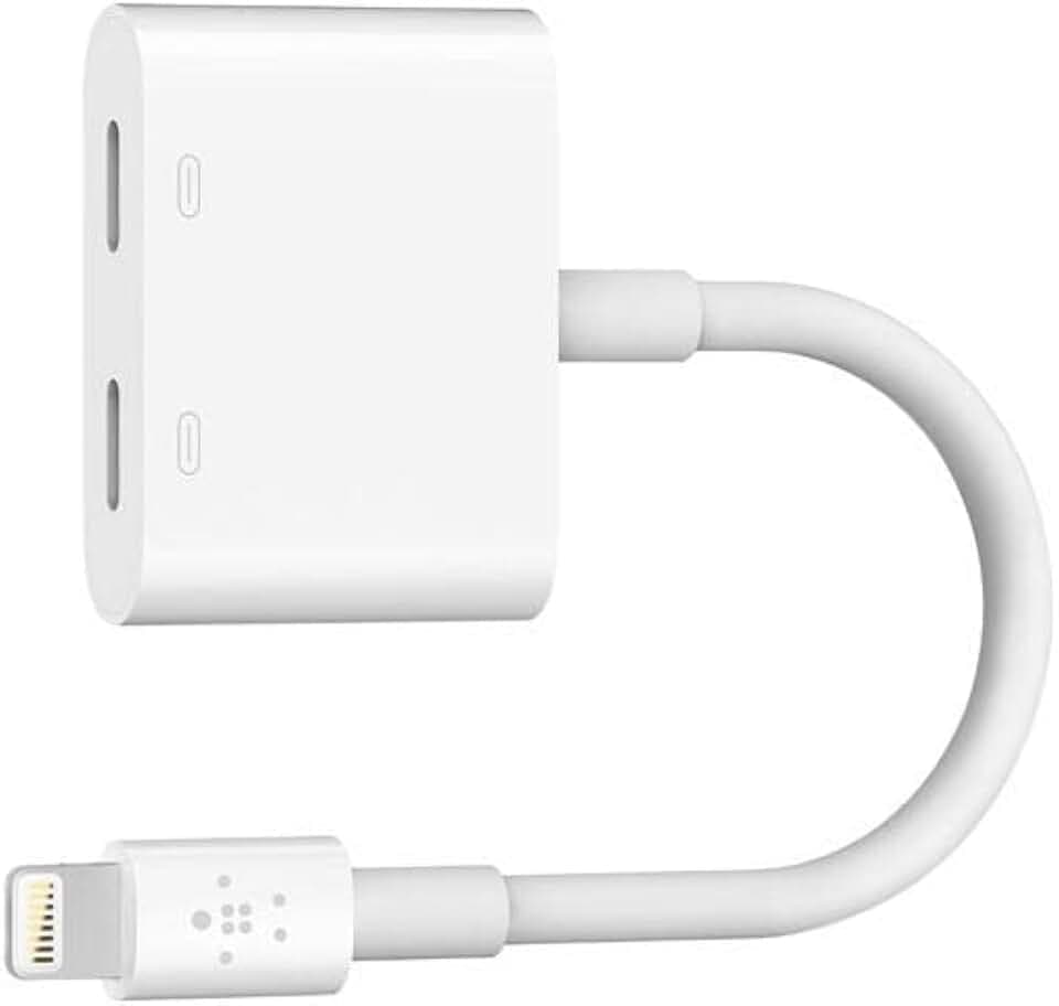 Belkin Charge Rockstar Adapter + Lightning Audio F8J198btWHT