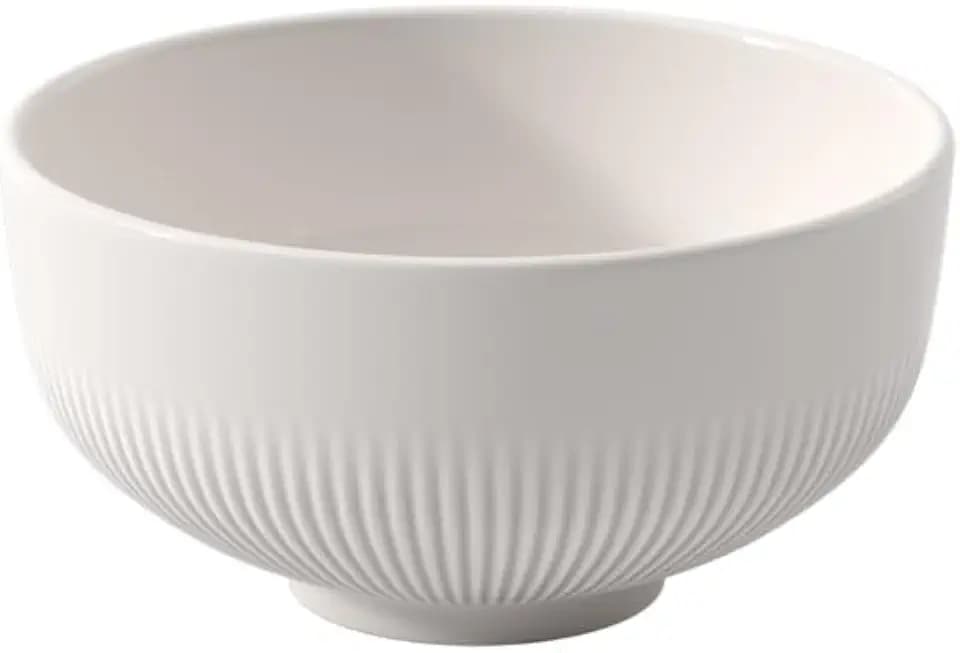 Villeroy & Boch – Afina Schüssel 13 cm Weiß, Spülmaschinenfest, Mikrowellensicher, Kleine Schüssel, Schälchen, Schüssel für Müsli, Snacks oder Dips, Schale, Bol, Geschirr, Premium Porzellan