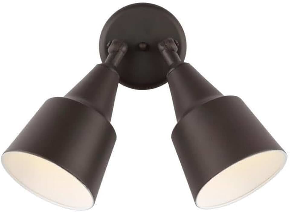 Generation Lighting 2-Light Adjustable Flood Light in Antique Bronze