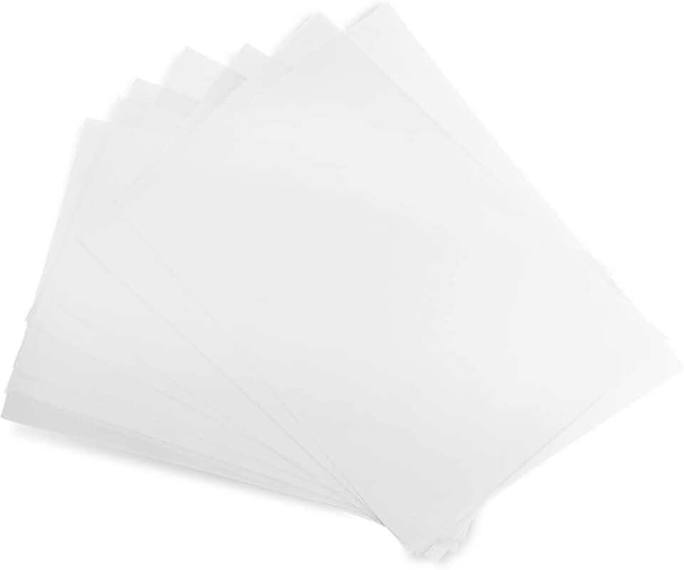 Netuno 50x Transparentpapier Weiß DIN A4 21x29,7 cm 160g bedruckbar | Papier durchsichtig für Einladungen, Grußkarten & Kalligraphie zum Selbstgestalten