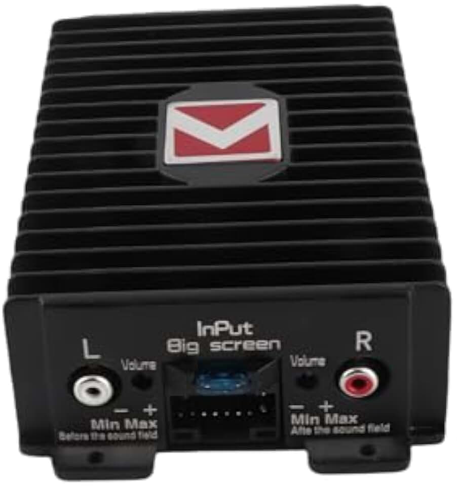 ZJchao Auto Audio-Stromverstärker Fahrzeug 4-Kanal 80WX4 Digital Sound Processor Class A/B Player Upgrade