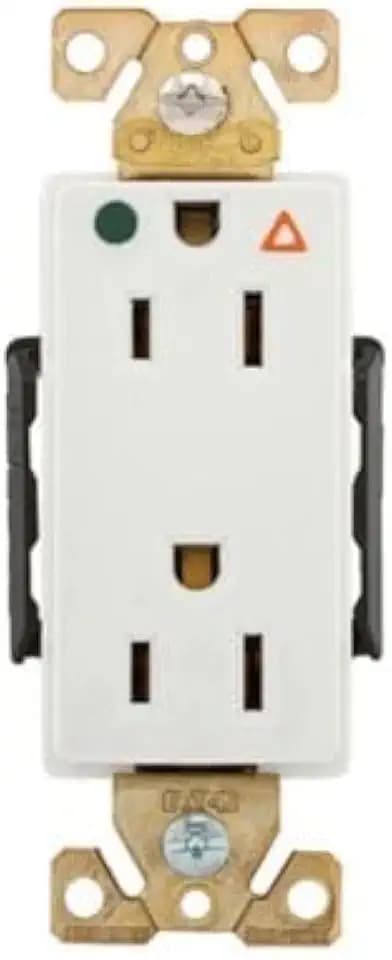 Cooper Wiring Devices IG8262W Recp HG IG Deco Dup 15A125V 2P3W B&S WH