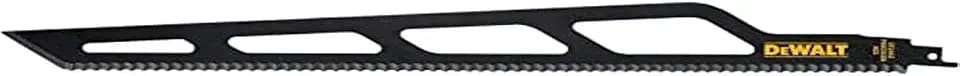 DEWALT HCS Spezial-Säbelsägenblatt DT2452 (400mm Gesamtlänge, wellengeschliffen, für Faserdämmstoffe, Styropor, Karton, Teppich, Leder und Gummi) 1 Stück