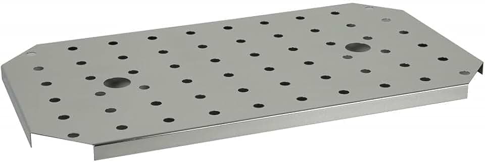 APS GN Abtropfgitter aus Edelstahl für Gastronorm Behälter, Höhe 1,5 cm