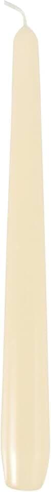 PAPSTAR Stabkerzen Champagner 50 Stück, 2,2 x 25 cm, Brenndauer ca. 7 Stunden