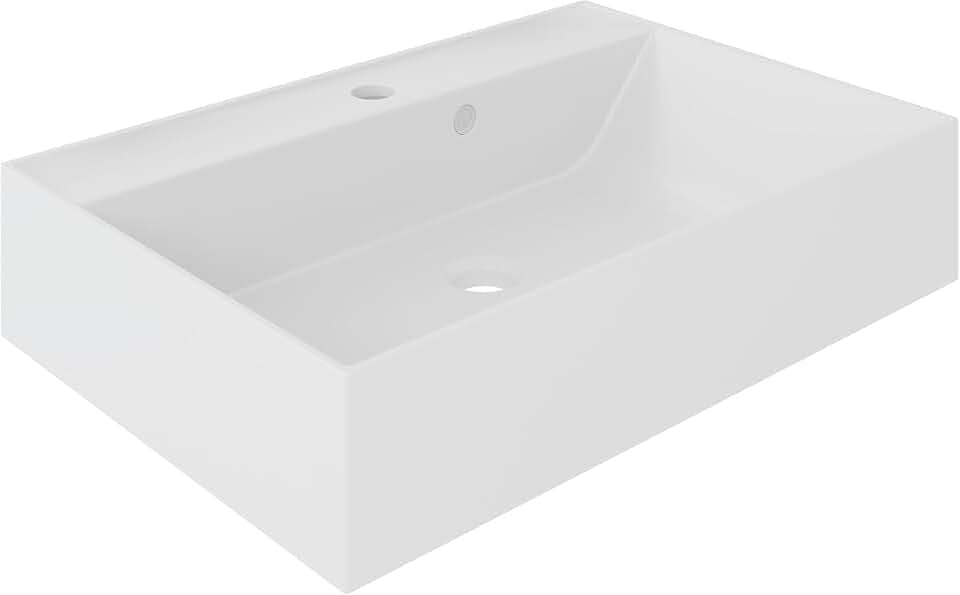 Waschbecken Weiß · B 60 x H 12 cm