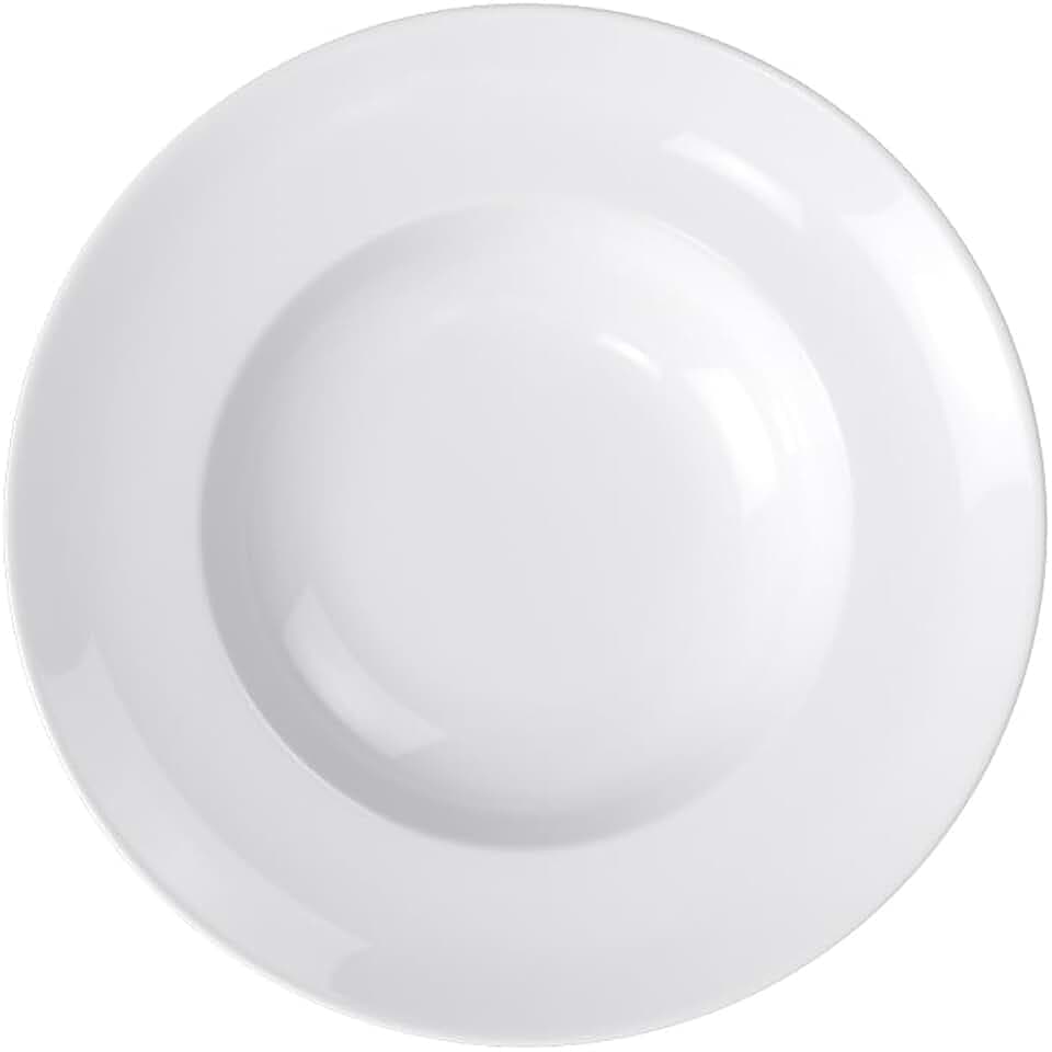 Villeroy & Boch - Royal Pastateller 30 cm Weiß, Spülmaschinenfest, Mikrowellensicher, Suppenteller, Tiefer Teller, Teller für Suppen oder Pasta, Geschirr, Premium Bone Porzellan