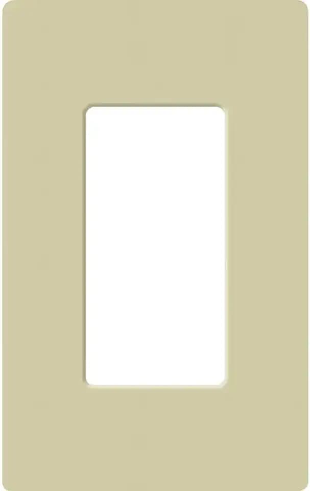 Lutron Claro 1 Gang Wall Plate for Decorator/Rocker Switches, Satin, Sage (SC-1-SA) (1-Pack) SC-1-SA